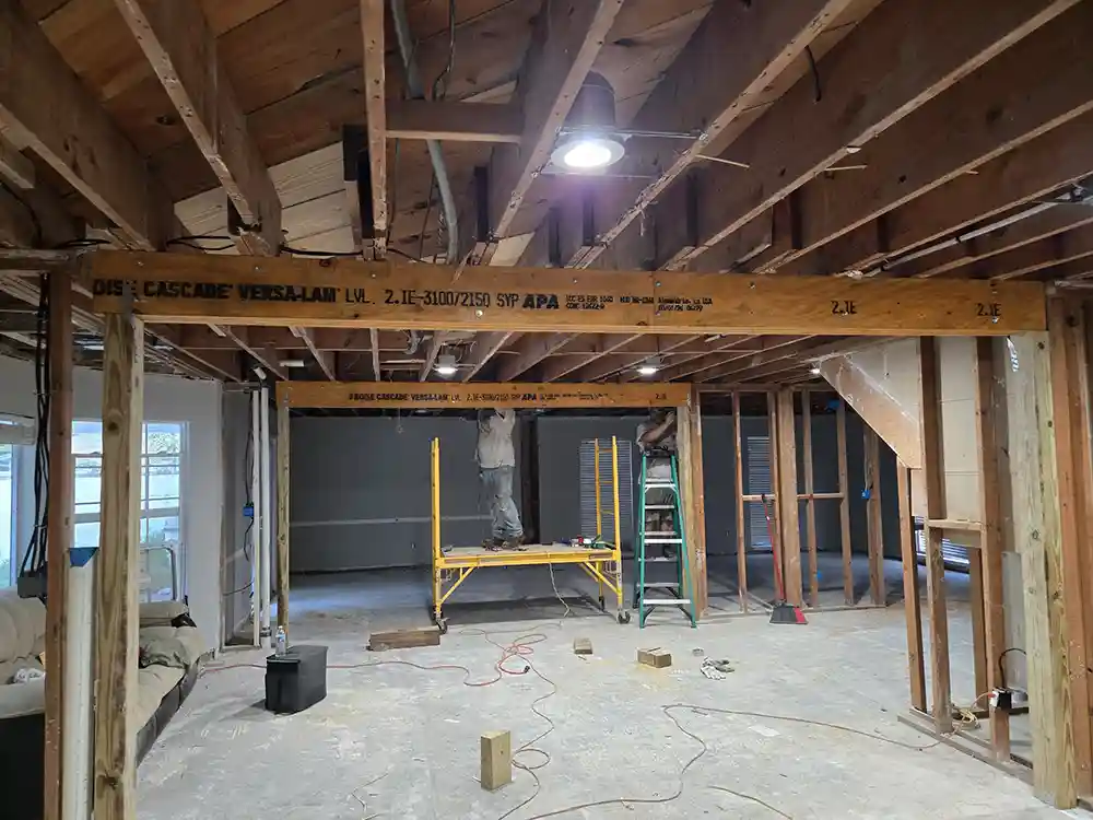 Installing Load Bearing Beams